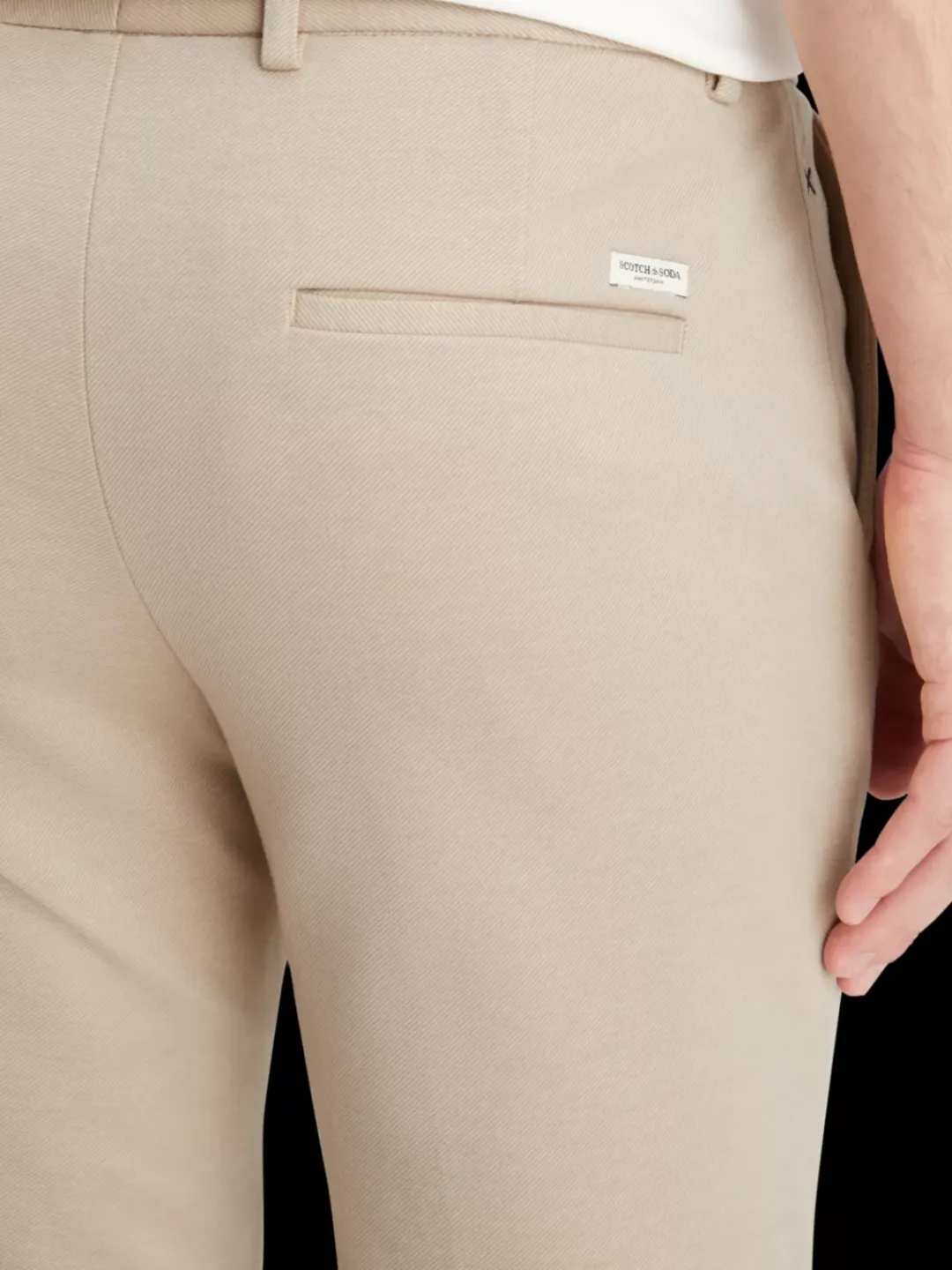Hot Scotch & Soda Mott- jersey slim fit chino