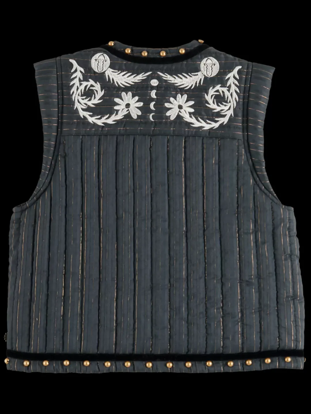 Hot Scotch & Soda MYSTIC EMBROIDERY GILET Vinyl