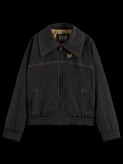 Online Scotch & Soda NYLON JACKET EveningBlack