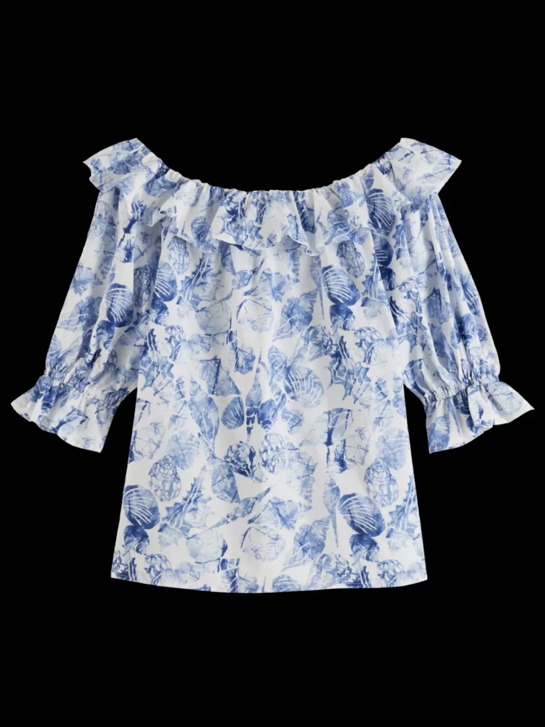 Best Scotch & Soda OFF SHOULDER TOP WITH RUFFLES