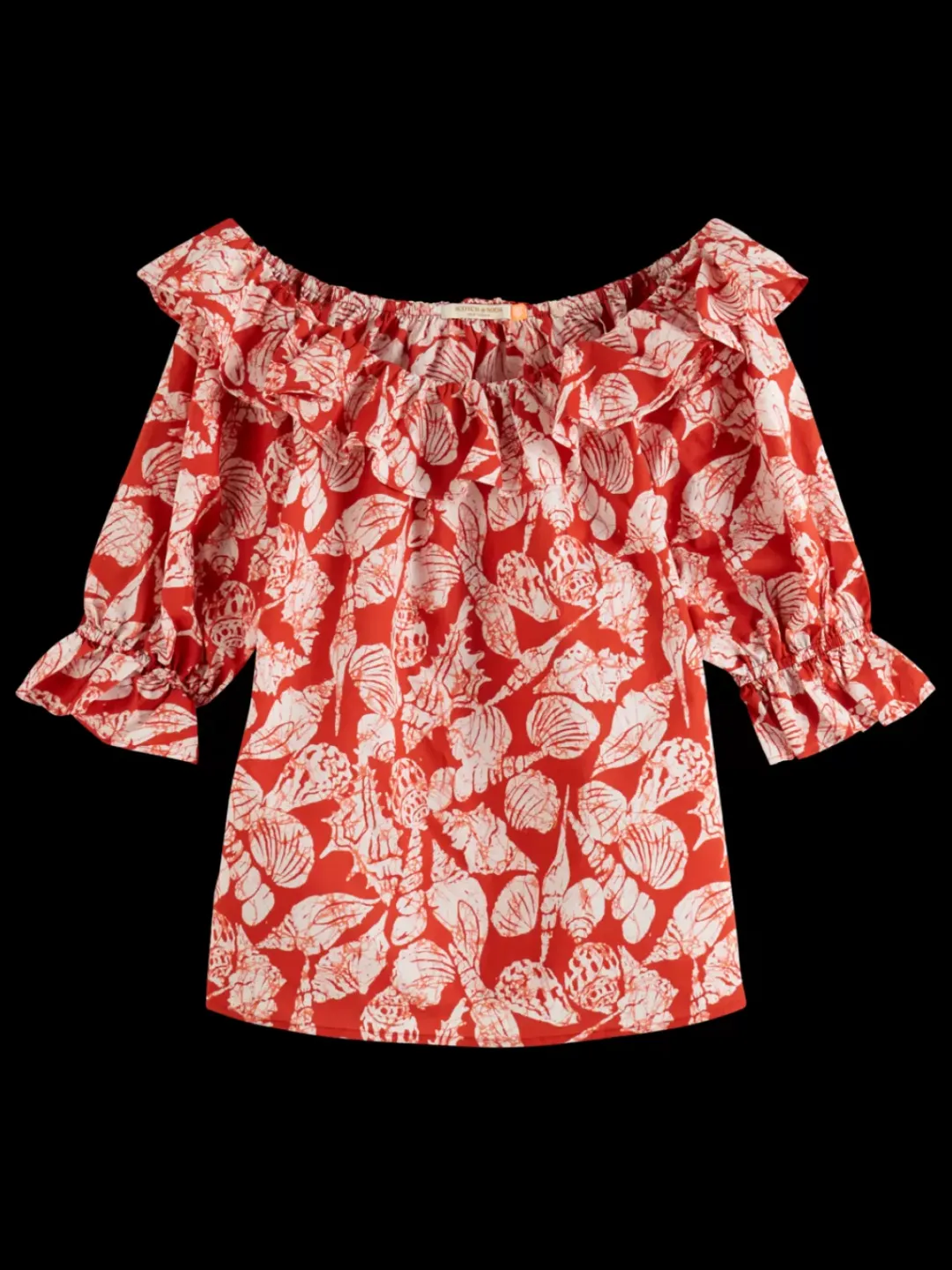 Best Scotch & Soda OFF SHOULDER TOP WITH RUFFLES