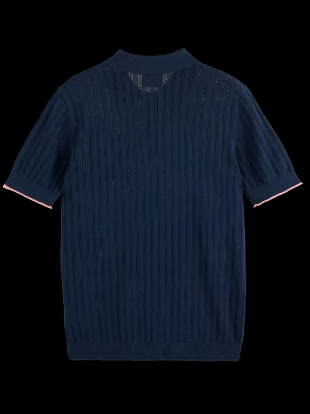 Clearance Scotch & Soda Openwork polo Navy