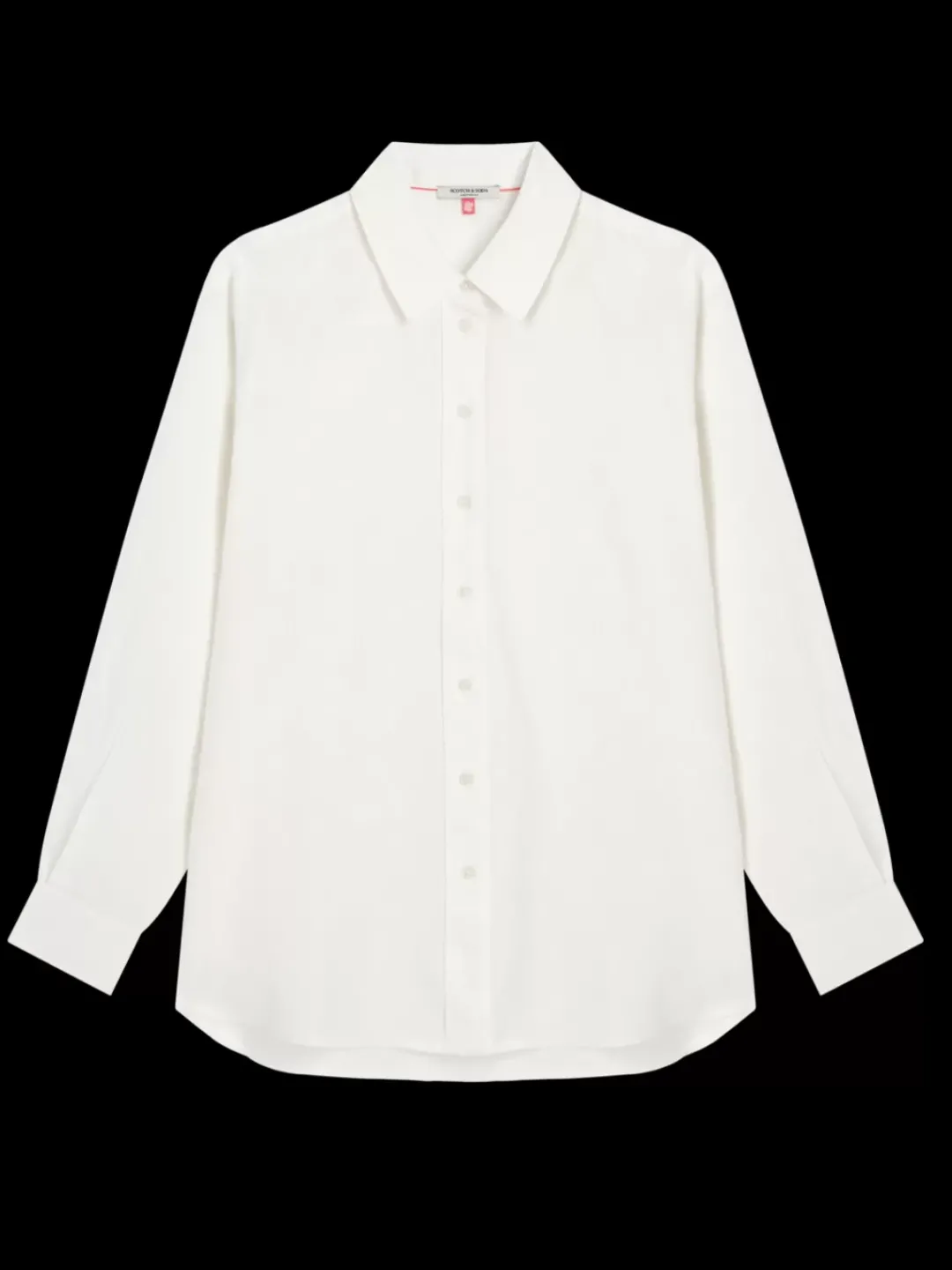 Online Scotch & Soda OVERSIZED LINEN FIT SHIRT White