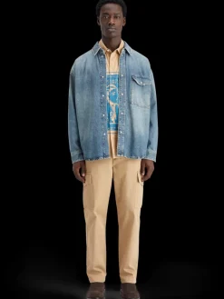 Outlet Scotch & Soda Oversized washed denim shirt - frisco nights FriscoNights
