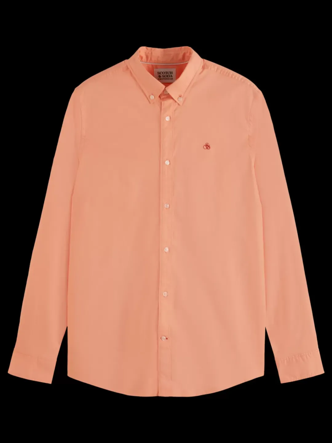 Discount Scotch & Soda oxford solid CoralReef