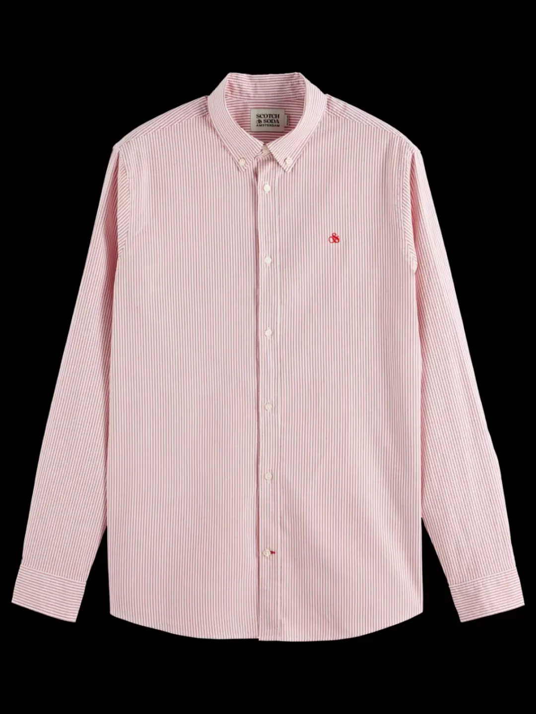 Hot Scotch & Soda OXFORD STRIPE White/RedStripe