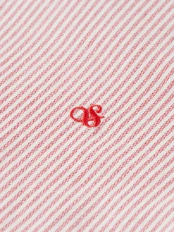 Hot Scotch & Soda OXFORD STRIPE White/RedStripe