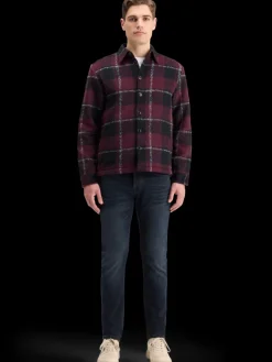 Sale Scotch & Soda PADDED FLANNEL OVERSHIRT RedCheck