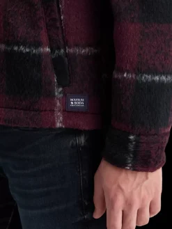 Sale Scotch & Soda PADDED FLANNEL OVERSHIRT RedCheck