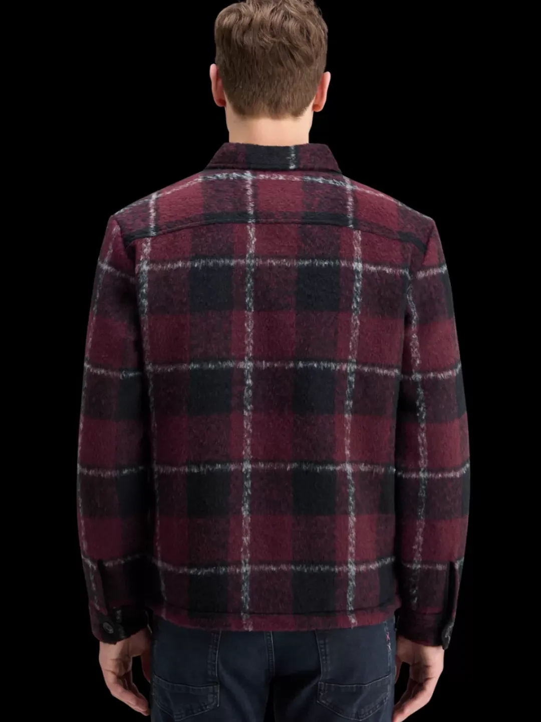 Sale Scotch & Soda PADDED FLANNEL OVERSHIRT RedCheck