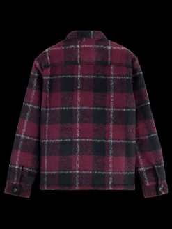 Sale Scotch & Soda PADDED FLANNEL OVERSHIRT RedCheck