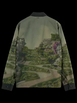 Fashion Scotch & Soda PHOTO-PRINTED TWILL COACH JACKET LombardStreetScenery