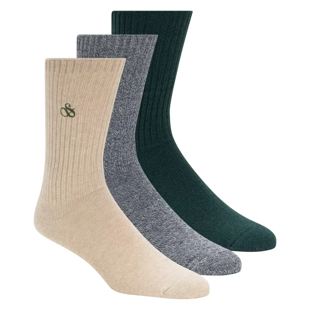 Clearance Scotch & Soda 3PK MENS NON TERRY CREW