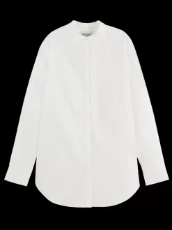Discount Scotch & Soda PLACKET RUFFLE SHIRT