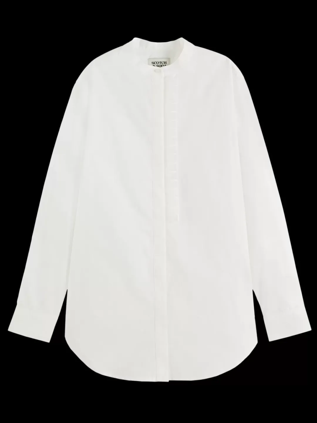 Discount Scotch & Soda PLACKET RUFFLE SHIRT