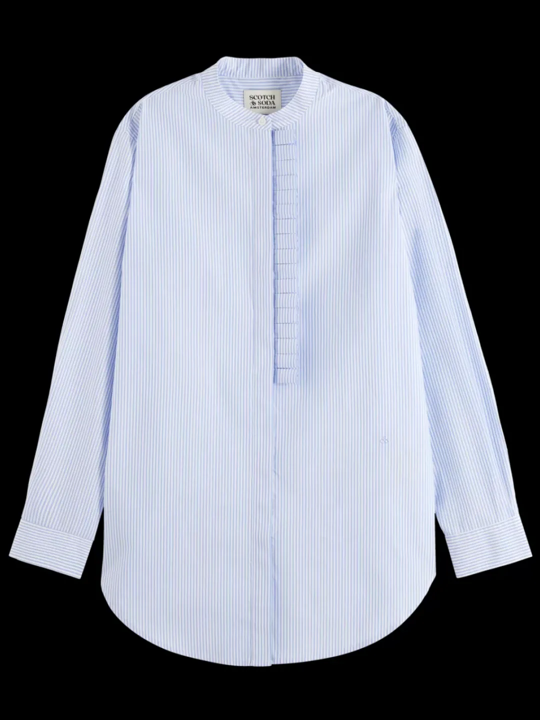 Discount Scotch & Soda PLACKET RUFFLE SHIRT