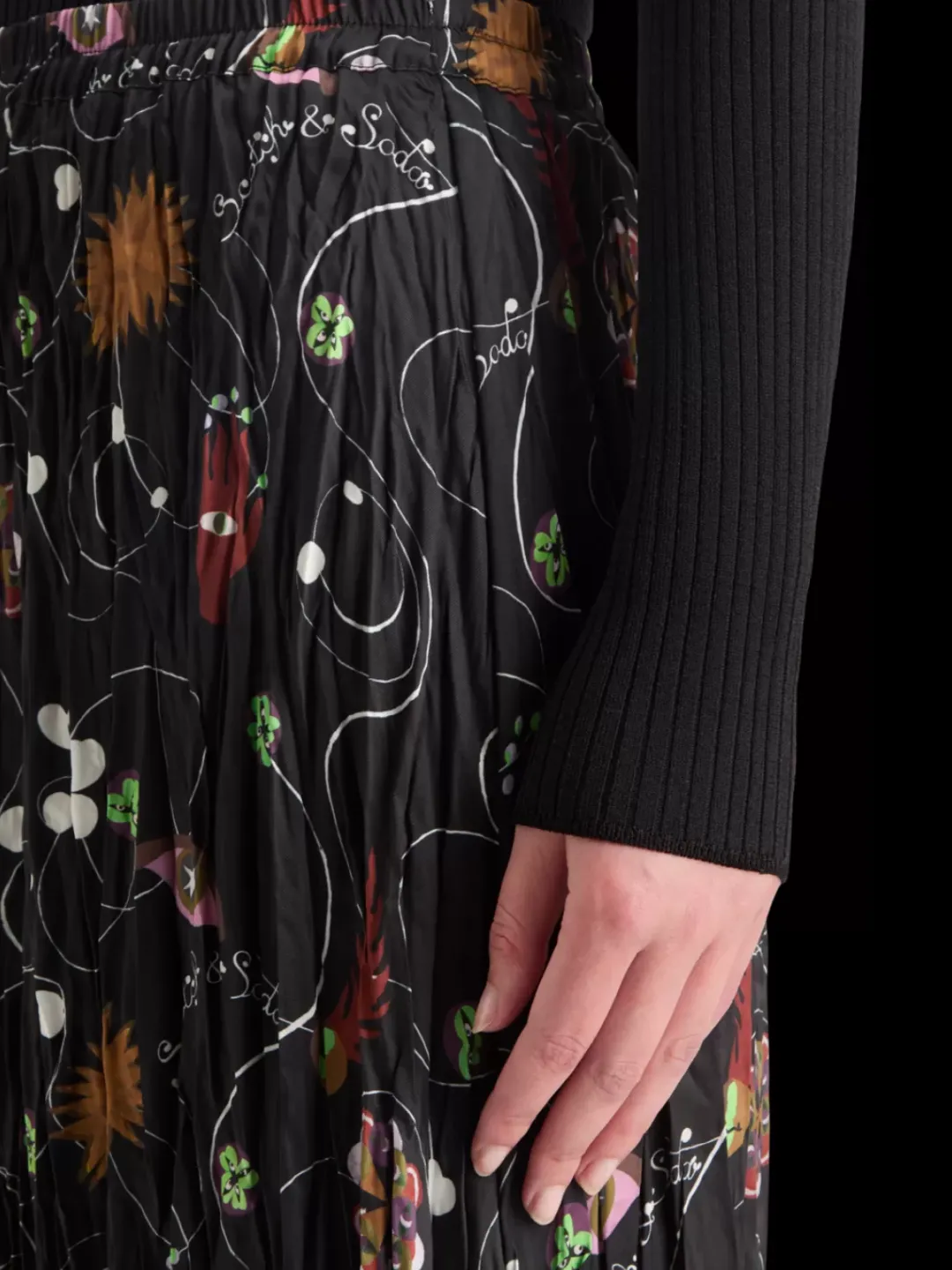 Sale Scotch & Soda PLEATED CRINKLE SKIRT