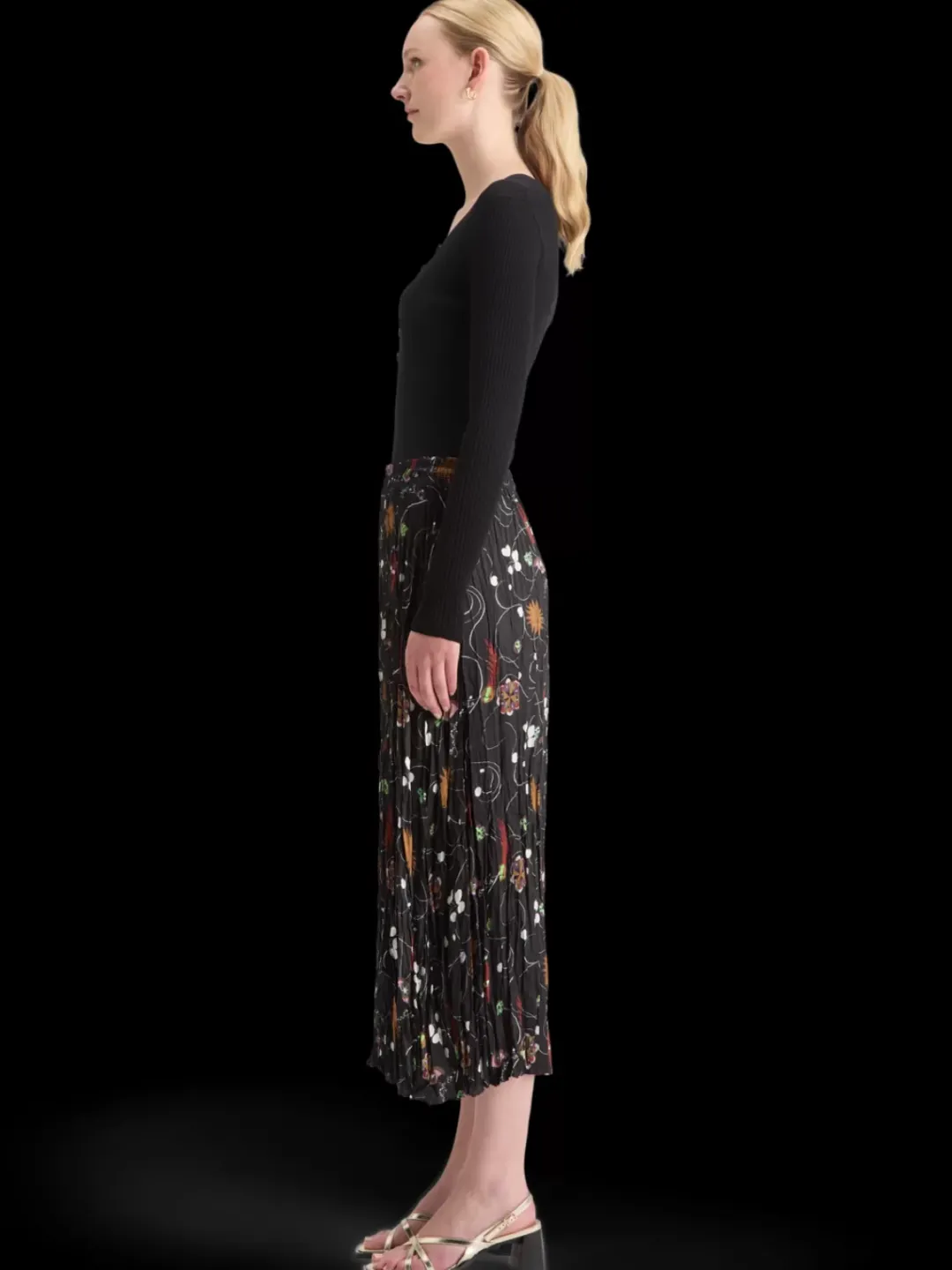 Sale Scotch & Soda PLEATED CRINKLE SKIRT