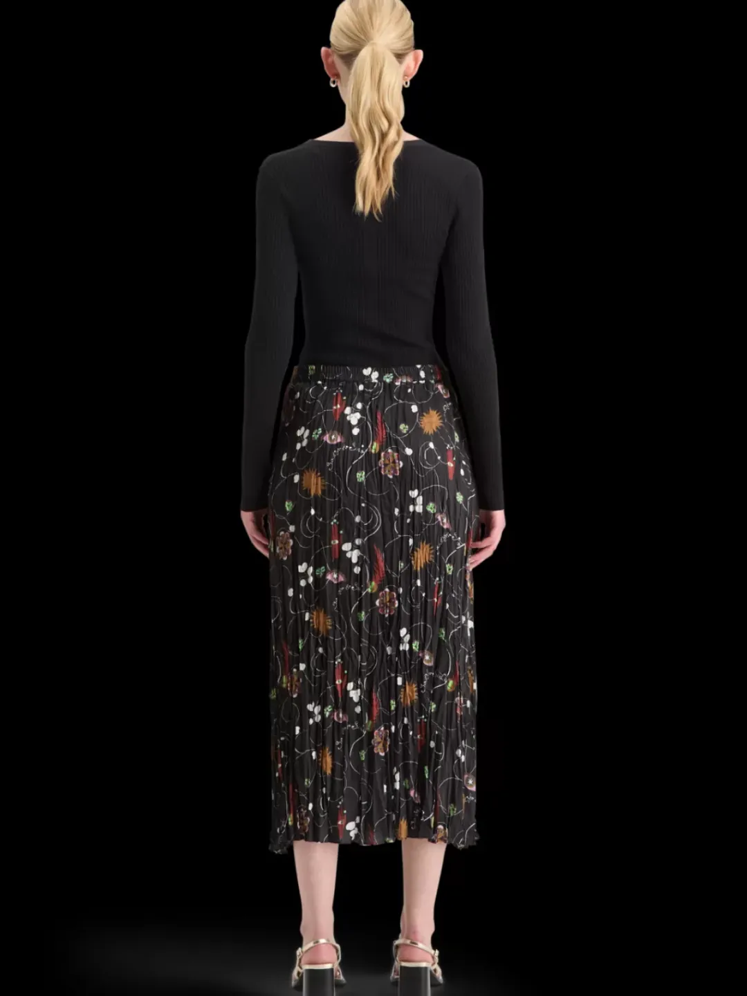 Sale Scotch & Soda PLEATED CRINKLE SKIRT