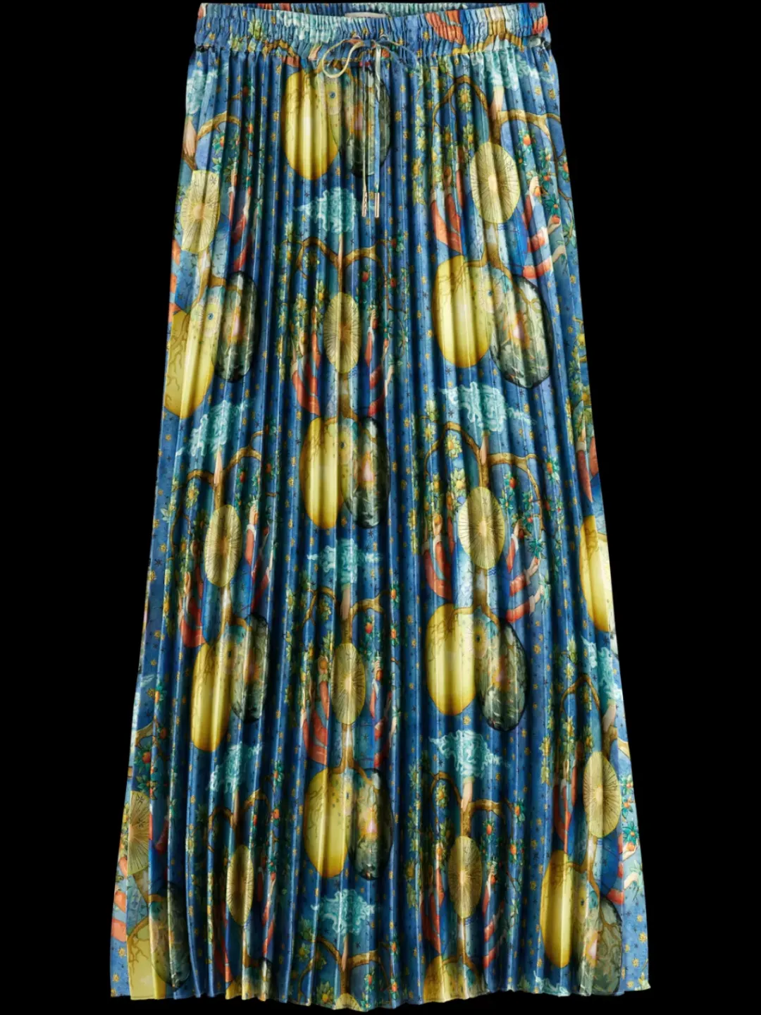 Clearance Scotch & Soda PLEATED PRINTED SKIRT EMBASSY OF THE FREE MIND PRINT EmbassyTreeAOP