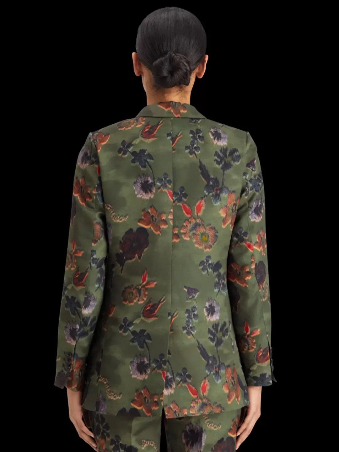 Clearance Scotch & Soda Poetry tapestry double breasted blazer PoetryTapestryMilitary