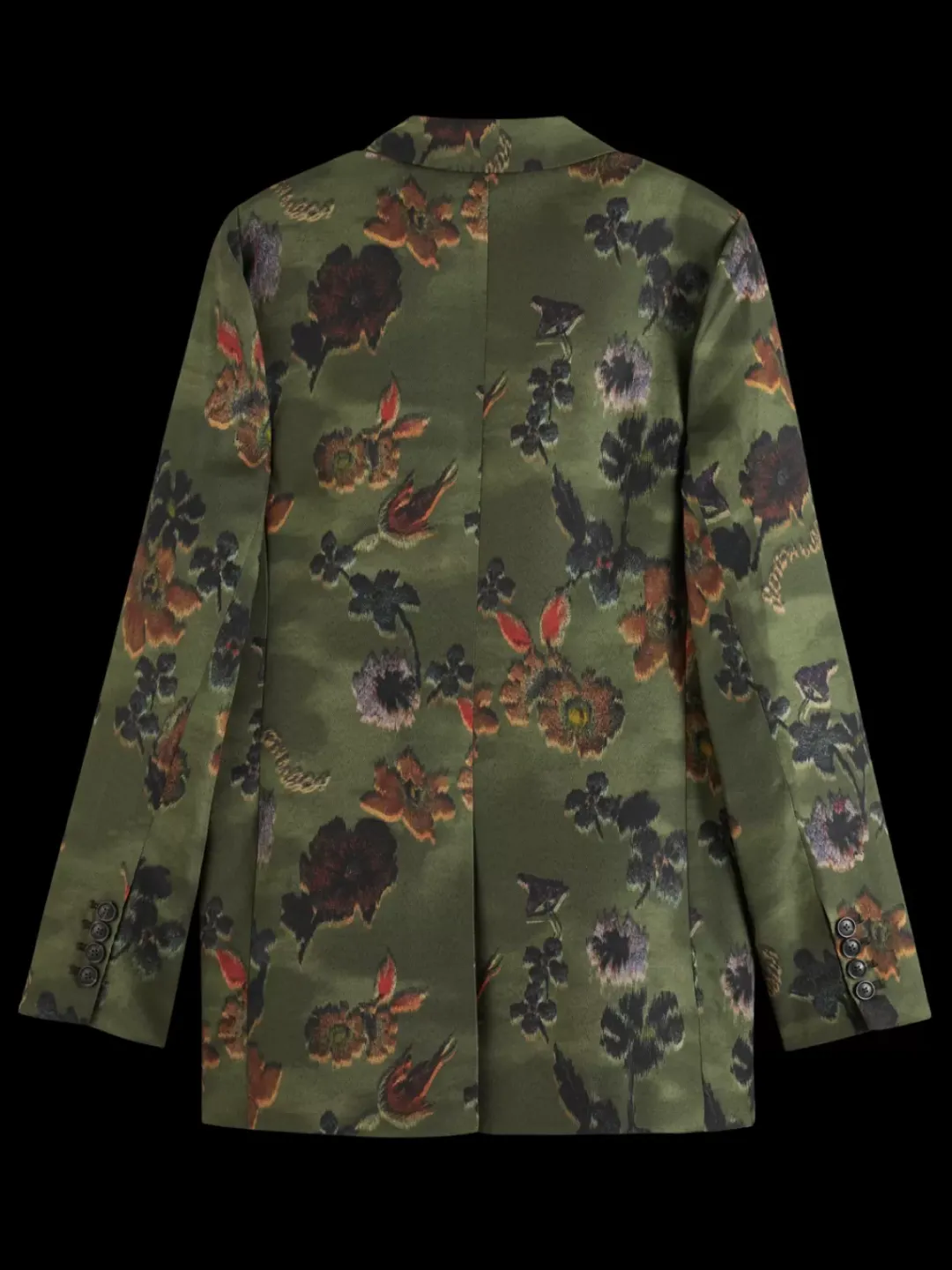 Clearance Scotch & Soda Poetry tapestry double breasted blazer PoetryTapestryMilitary