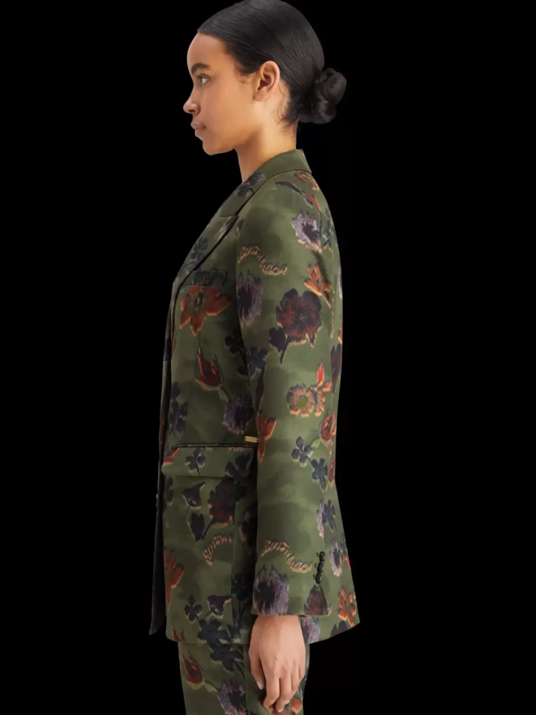 Clearance Scotch & Soda Poetry tapestry double breasted blazer PoetryTapestryMilitary