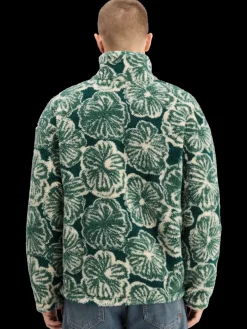 Fashion Scotch & Soda POLAR FLEECE ZIP SWEATSHIRT SanFranFlower