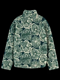 Fashion Scotch & Soda POLAR FLEECE ZIP SWEATSHIRT SanFranFlower