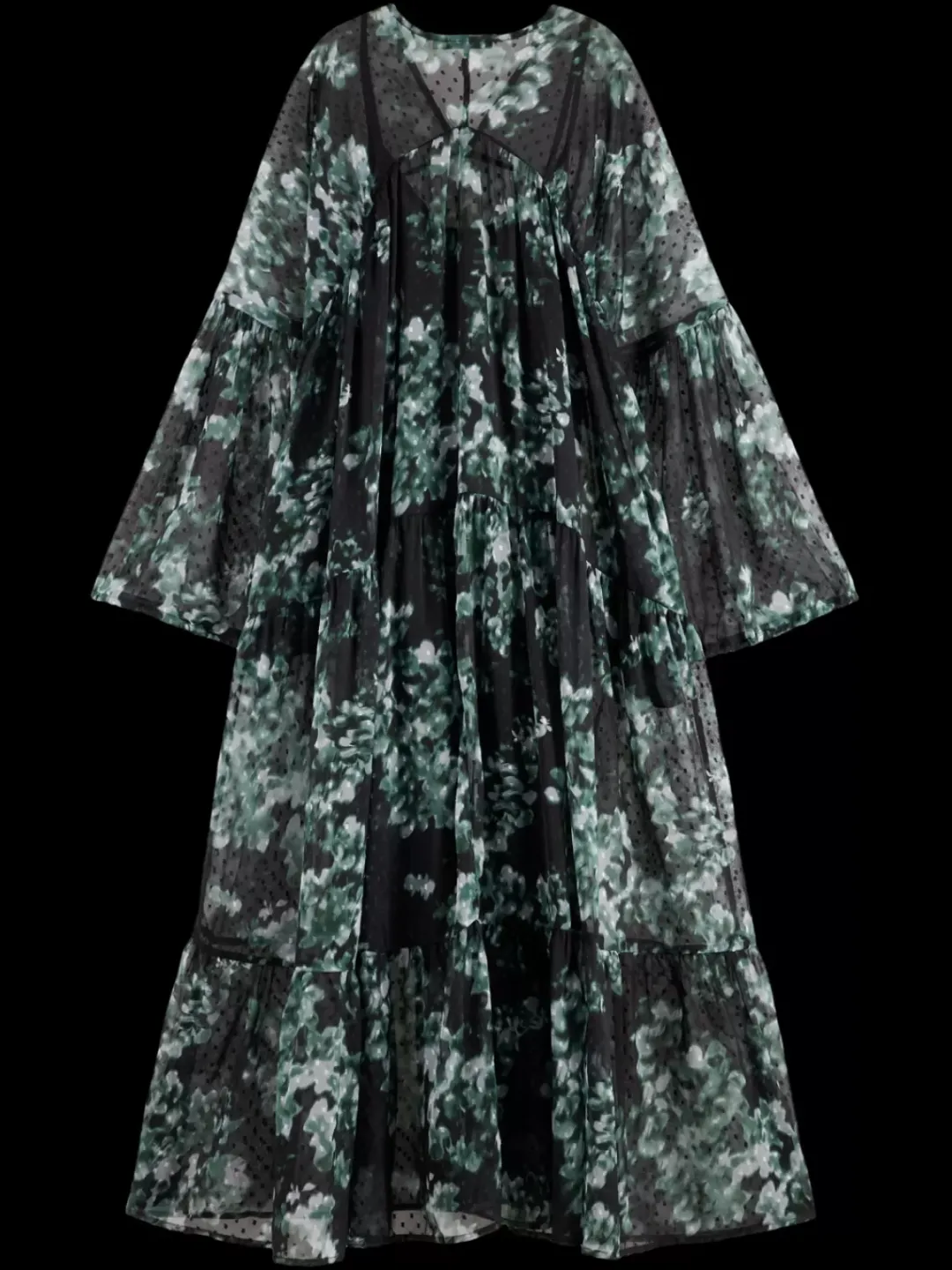 Online Scotch & Soda Printed Fil Coupe Maxi Dress