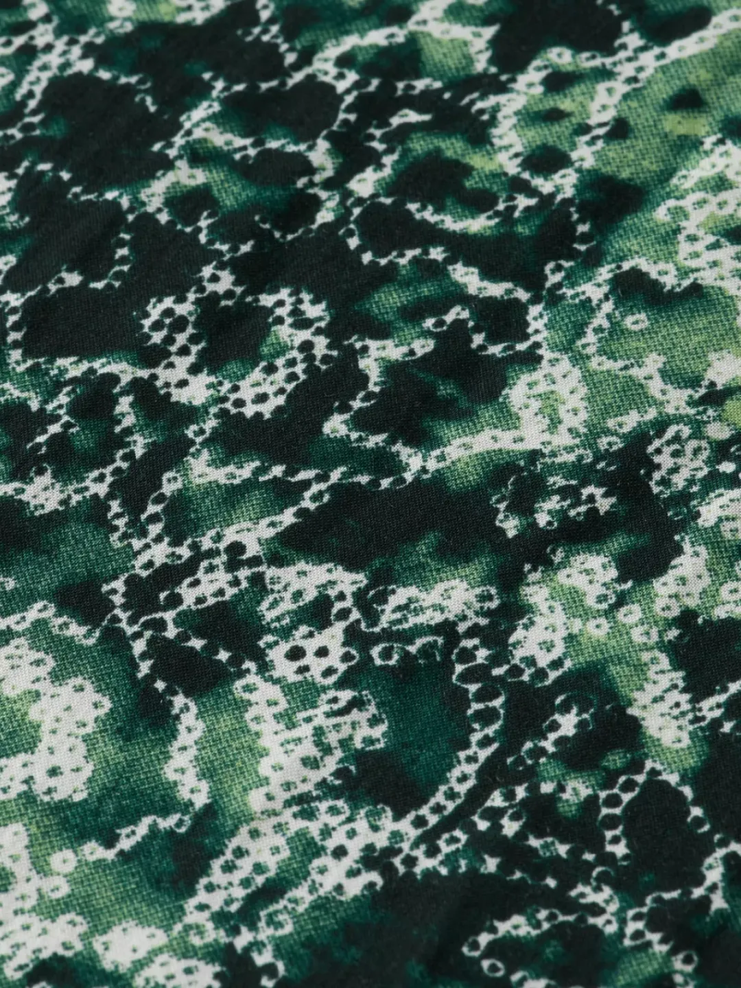 Discount Scotch & Soda PRINTED MODAL SMOCK WAIST MAXI DRESS ShiboriFloralGreen