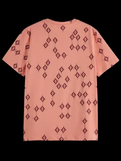 Fashion Scotch & Soda PRINTED REGULAR FIT T-SHIRT