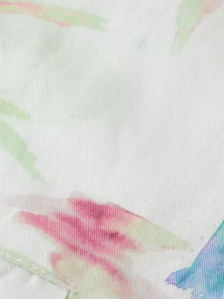 Outlet Scotch & Soda Printed tencel-hemp blouson PalmtreeHawaiiAOP