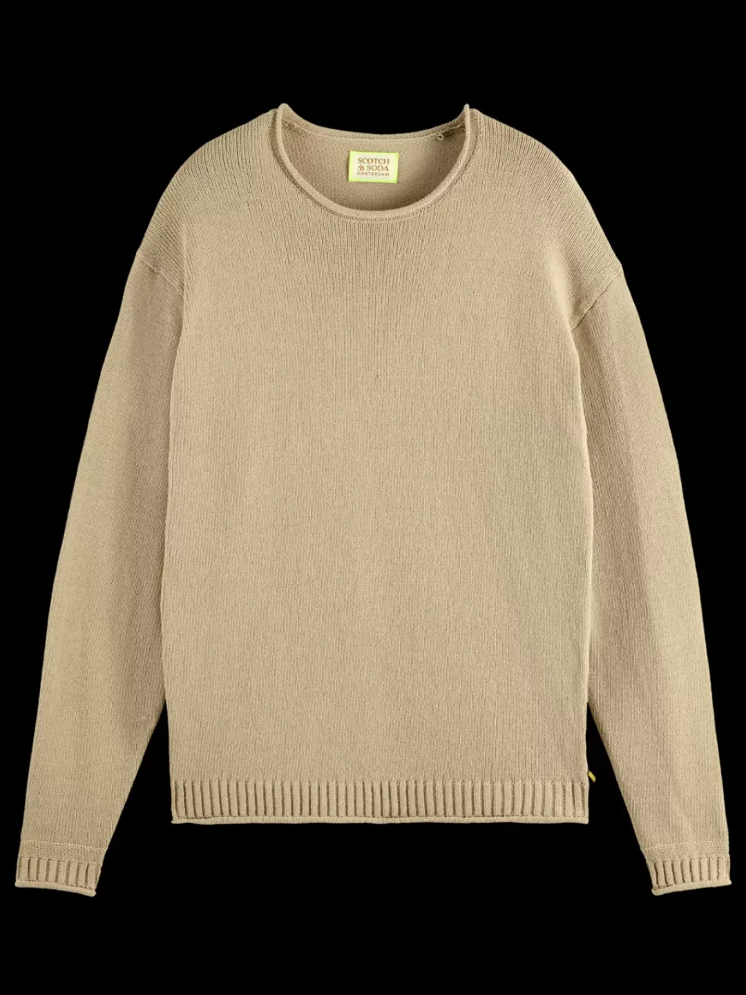 Clearance Scotch & Soda Pullover with rolled edges Pebble