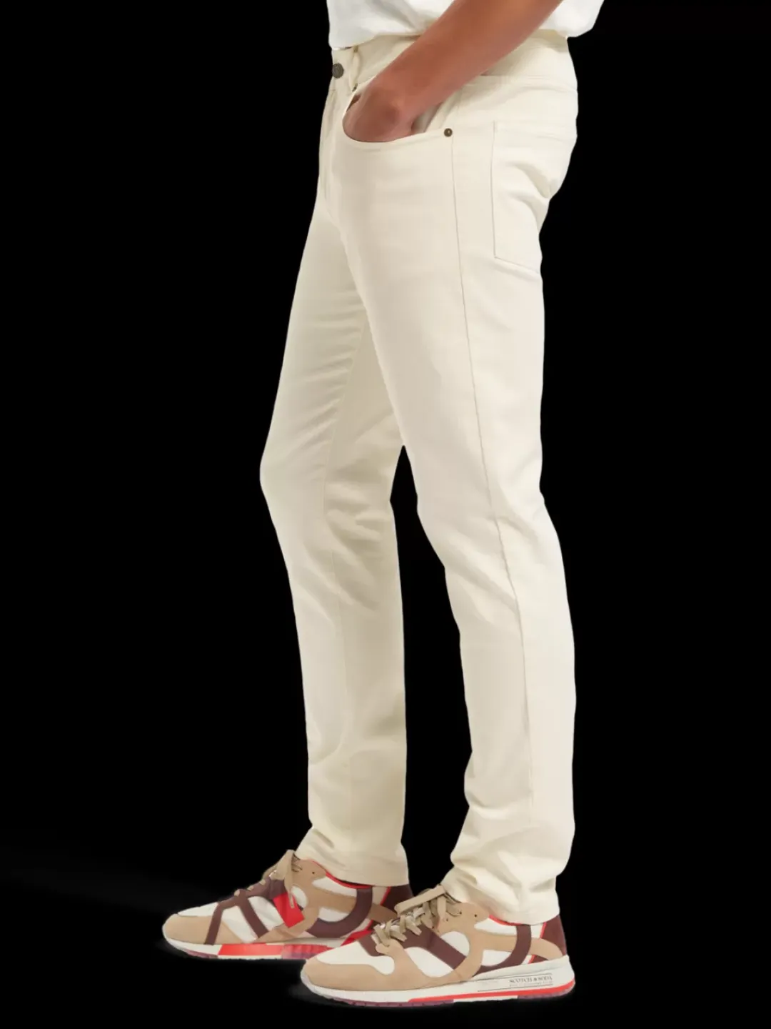 Hot Scotch & Soda Ralston - regular slim fit 5-pocket pants Shell