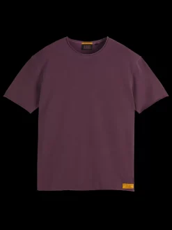 Discount Scotch & Soda RAW EDGE GARMENT DYE T-SHIRT