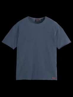 Discount Scotch & Soda RAW EDGE GARMENT DYE T-SHIRT
