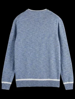Sale Scotch & Soda Regular crew neck cotton blend