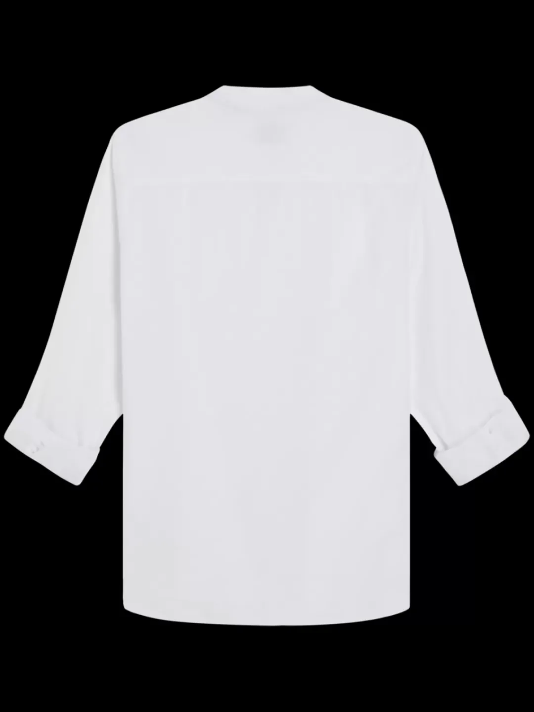 Discount Scotch & Soda Regular fit cotton linen shirt White