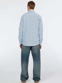 Hot Scotch & Soda Regular fit dobby stripe shirt