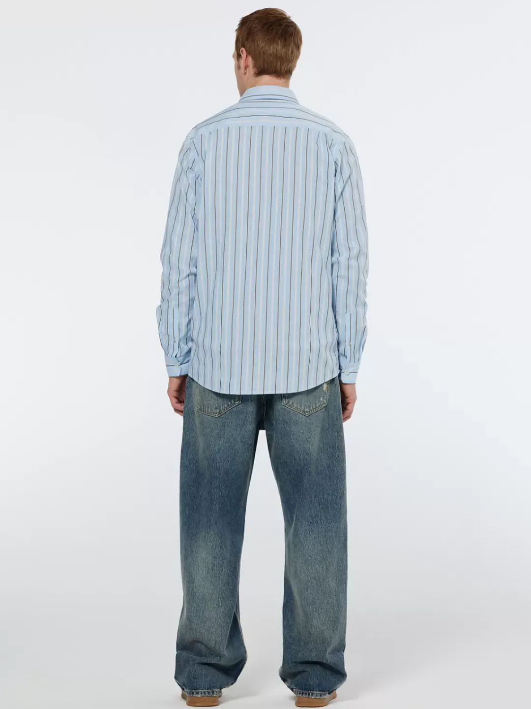 Hot Scotch & Soda Regular fit dobby stripe shirt