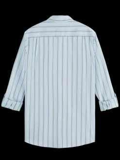 Hot Scotch & Soda Regular fit dobby stripe shirt