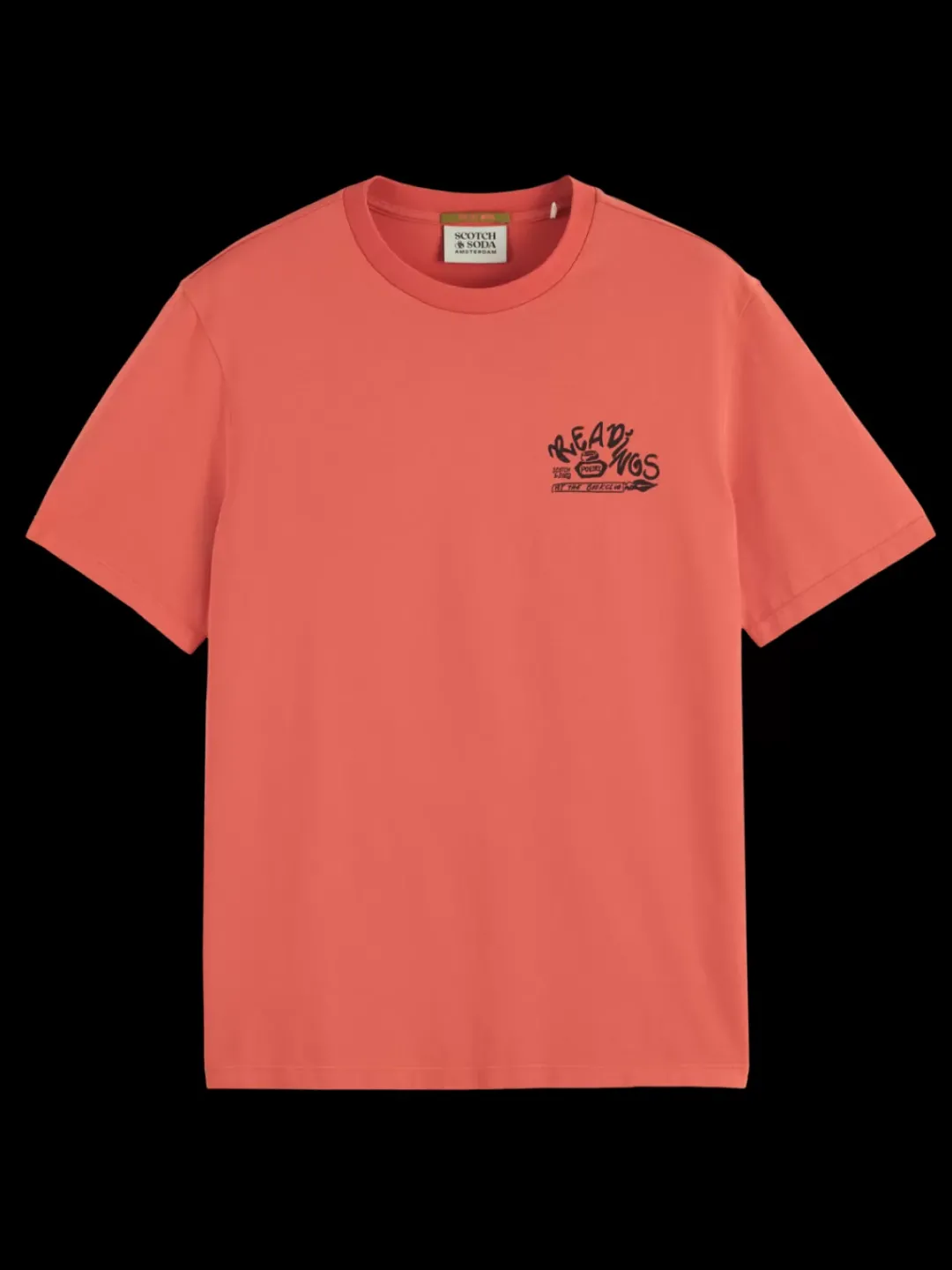 Hot Scotch & Soda Regular fit front back artwork t-shirt Negroni