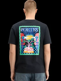 Outlet Scotch & Soda REGULAR FIT FRONT BACK ARTWORK T-SHIRT