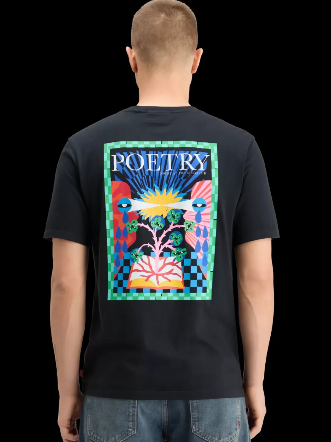 Outlet Scotch & Soda REGULAR FIT FRONT BACK ARTWORK T-SHIRT