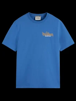 Outlet Scotch & Soda REGULAR FIT FRONT BACK ARTWORK T-SHIRT
