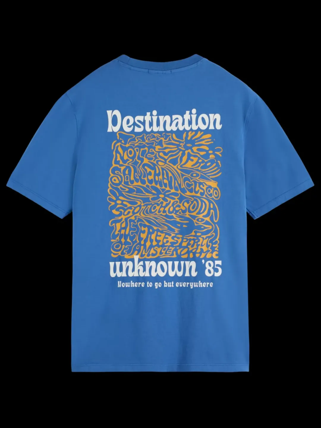 Outlet Scotch & Soda REGULAR FIT FRONT BACK ARTWORK T-SHIRT