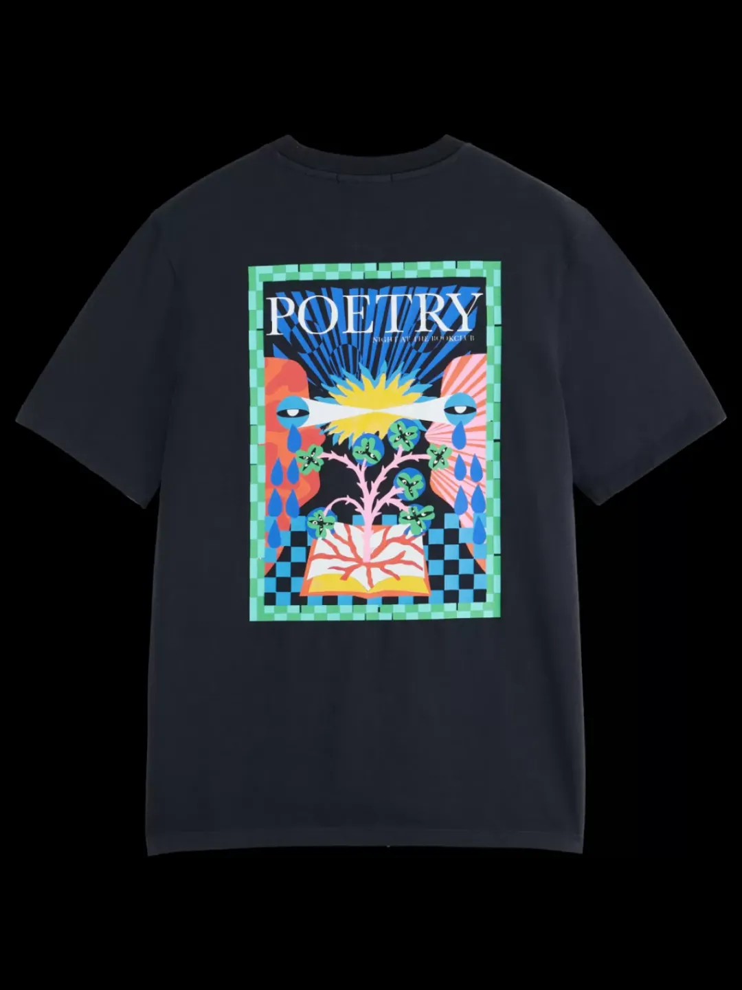 Outlet Scotch & Soda REGULAR FIT FRONT BACK ARTWORK T-SHIRT