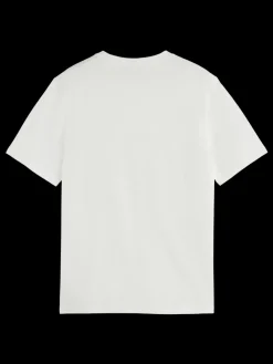 Fashion Scotch & Soda Regular fit front chest artwork t-shirt