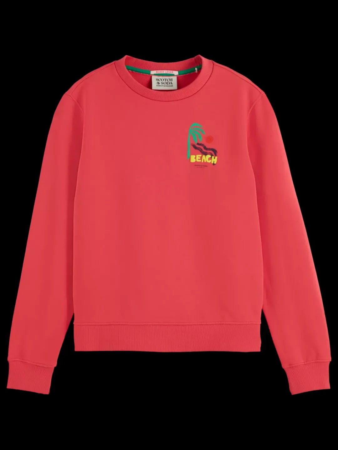Sale Scotch & Soda REGULAR FIT LEFT CHEST ARTWORK SWEATSHIRT